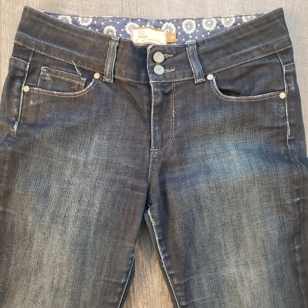 Paige Hidden Hills Women's Y2K‎ Flair legs Premier Jeans Size 28